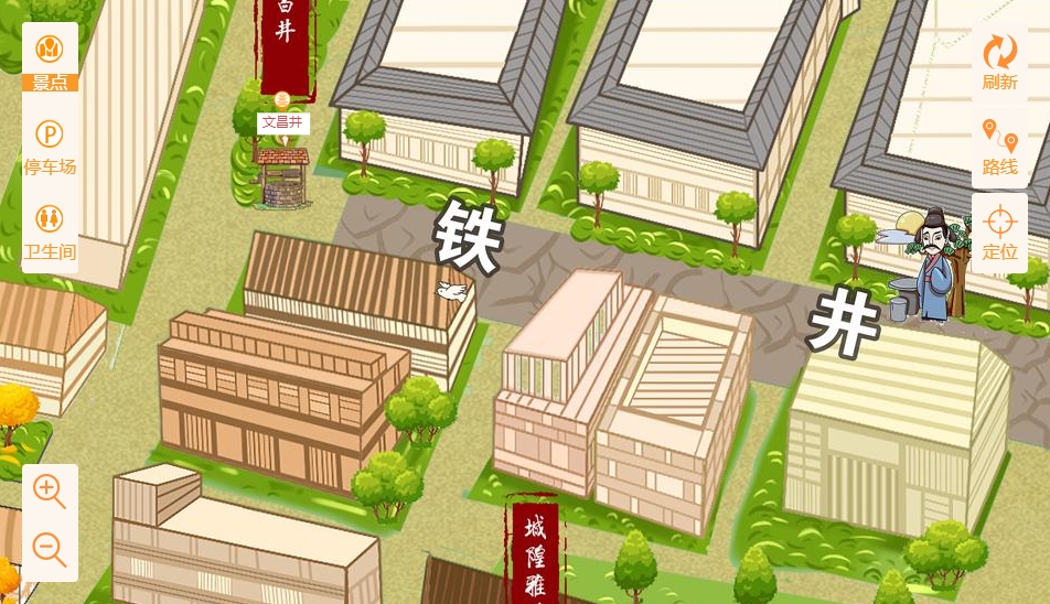 清流智慧景区：手绘地图与语音导览的完美融合